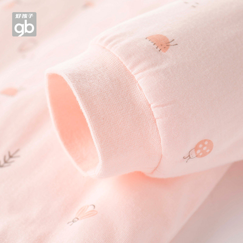 goodbaby婴儿开襟男童夹棉保暖爬服 好孩子童装旗舰连身衣/爬服/哈衣