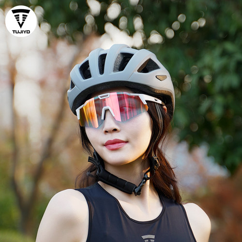 TUJIYD骑行眼镜护目镜跑步眼镜日夜两用防风马拉松专用自行车眼镜 - 图0