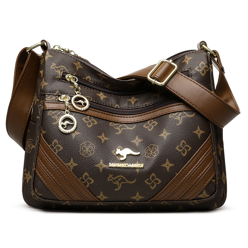 高级感女士包包2026新款时尚复古单肩包大容量气质简约印花斜挎包,淘宝优惠券,粉丝福利购,淘宝优惠卷