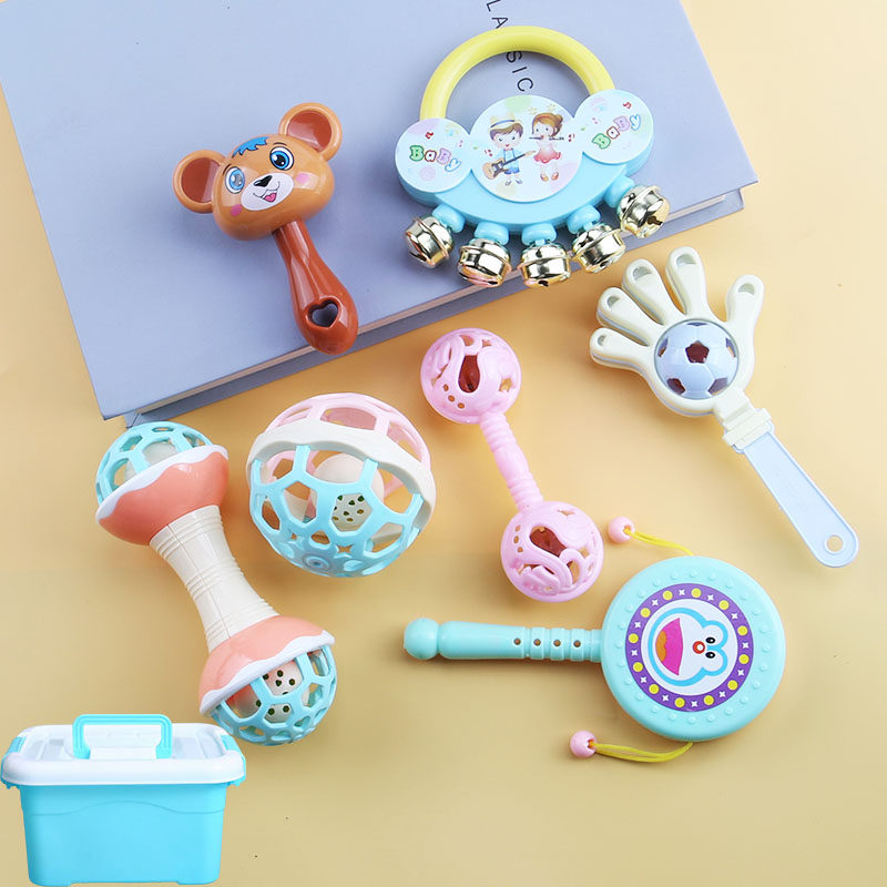 沙锤婴儿玩具0一1岁益智早教新生儿摇铃拨浪鼓3个月6宝宝抓握训练,淘宝优惠券,粉丝福利购,淘宝优惠卷