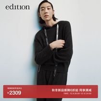 (new product new downfall) E light life series edition yak suede hoodie sweater EBC4SWT023