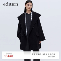 Edition fur coats women 2023 Winter-style yak suede wool even hat bifacial great coat EBC4OVC025