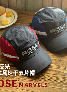 这风格很机车！3M反光速干五片帽