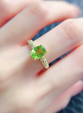 925纯银戒指空托来石镶嵌椭圆6×8碧玺红蓝宝石定制设计加工银托