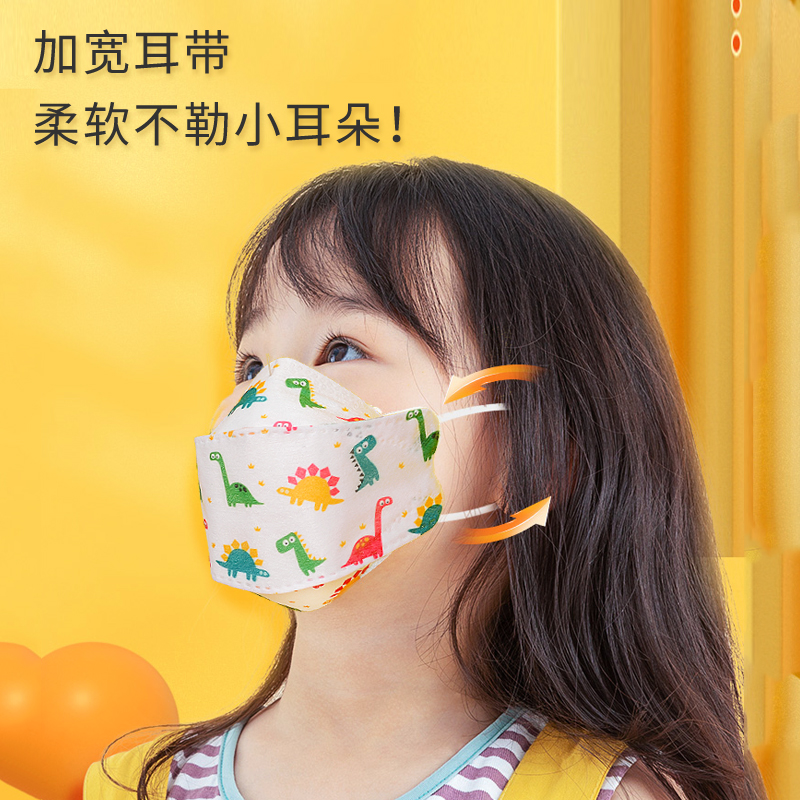 n95兒童卡通口罩3d立體男童嬰幼兒2-3-6-12歲女孩k寶寶防護口耳罩_比佳嘻旗艦店_嬰童用品