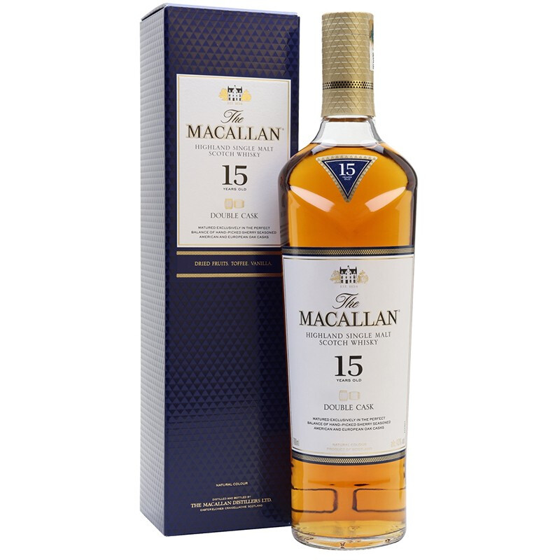 麦卡伦蓝钻12年雪莉桶苏格兰进口Macallan18年单一麦芽威士忌双桶-图2