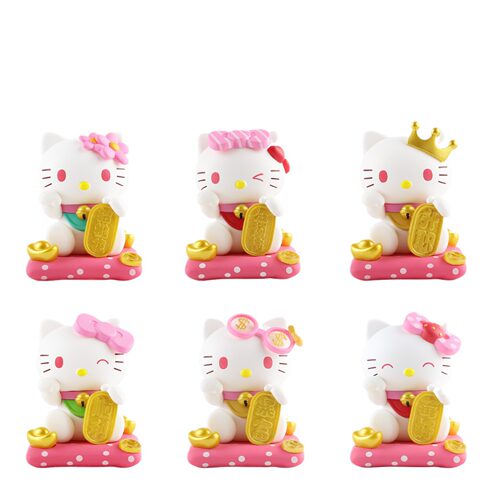 招财凯蒂猫系列手办盲盒kt猫公仔潮玩可爱桌面摆件女生创意礼物 - 图2