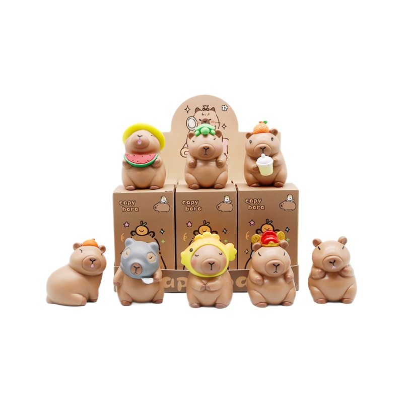 日常卡皮巴拉盲盒卡通可爱水豚公仔潮玩夹娃娃机创意实心礼物,淘宝优惠券,粉丝福利购,淘宝优惠卷