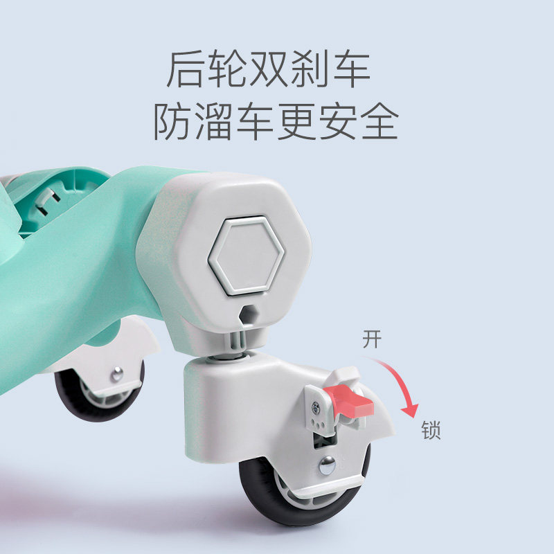 遛娃溜娃神器手推车轻便宝宝三轮车 米佳三轮车