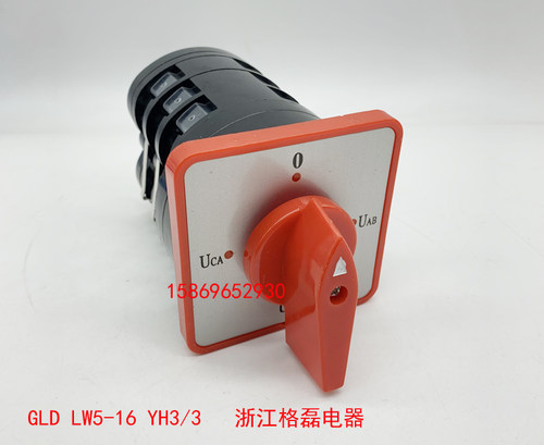 温州长江电器转换开关电压LW5D-16YH3/3 F3055搅拌机浙江格磊 - 图2