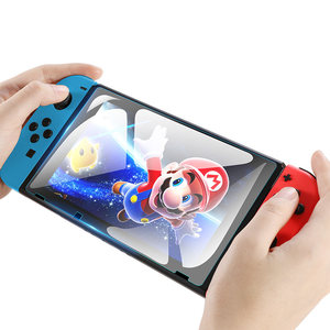 奢姿任天堂switch钢化膜全屏覆盖ns抗蓝光switch lite高清防反光指纹awitch贴膜Nintendo switch游戏机保护膜