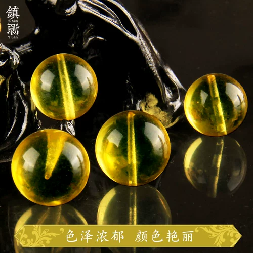 Натуральные бусины, украшение-шарик из воскового агата, браслет, четки из круглых бусин, четки бодхи, аксессуар