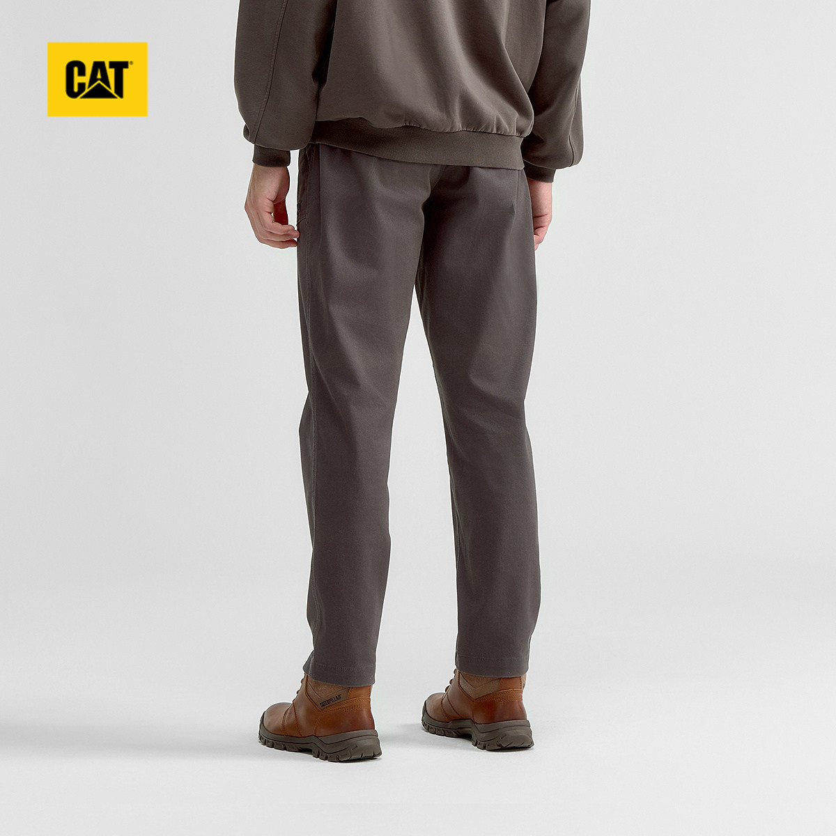 CAT卡特25秋冬新品男士户外复古顺色绣花基础小脚修身工装长裤,淘宝优惠券,粉丝福利购,淘宝优惠卷