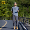 CAT Carter Autumn Men's Casual Work Boots Mid-top Couple Style Versatile Fashion Commuting Cow Leather Rhubarb Boots