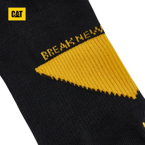 CAT卡特秋冬男女同款袜子中筒百搭基础款短袜休闲袜 - 图1