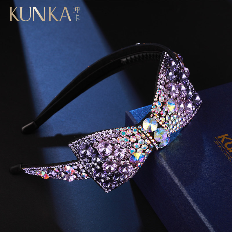 施华奥钻女百搭碎发神器刘海发箍 坤卡发饰