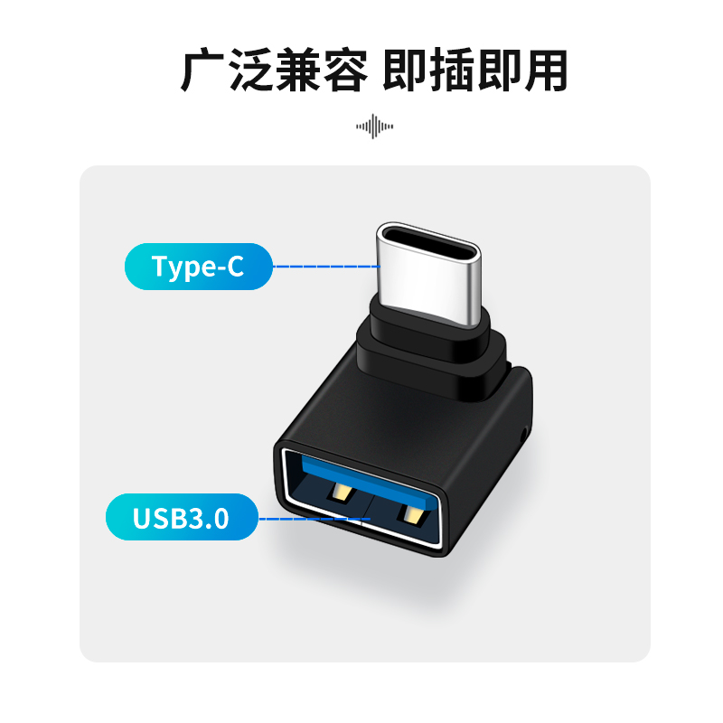 适用弯头Type C转接头USB接口BMW宝马22款3系5系tpc车载U盘充电X3转换器x5后排X1手机数据线苹果手机投屏华为