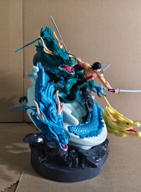 海贼 GK 黑珍珠 三头龙索隆 龙卷风 双头雕 模型动漫手办批发摆件