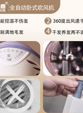 三友创美情人节礼物卧式电吹风机