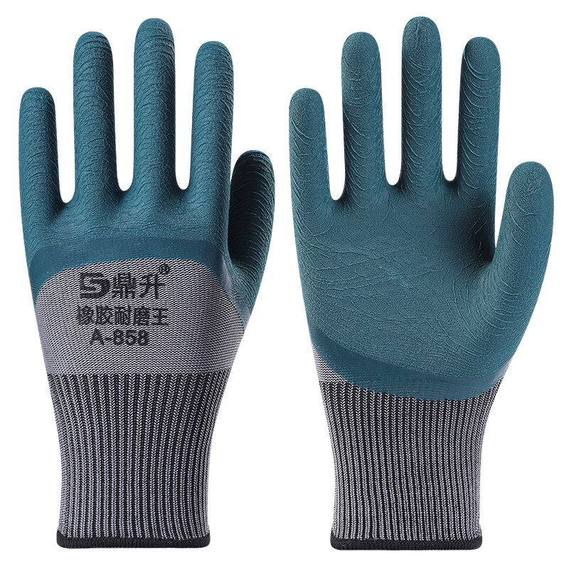 耐磨发泡王劳保手套橡胶工作防滑干活带胶皮工地劳动防护手套加绒,淘宝优惠券,粉丝福利购,淘宝优惠卷