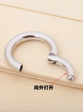 s925纯银扣手链项链扣机械圆圈