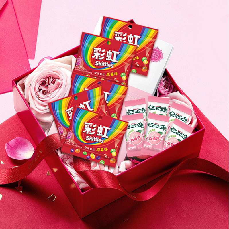 喜糖组合彩虹糖瑞士糖糖果大礼包零食婚糖喜糖批发送礼