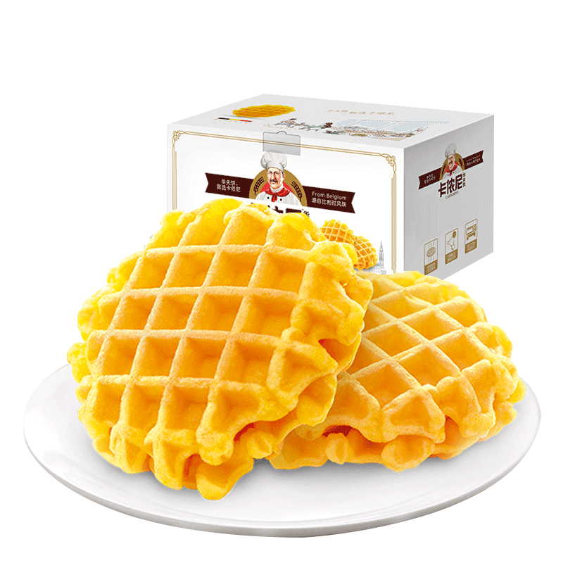 回头客卡侬尼华夫饼干整箱早餐面包蛋糕类健康休闲零食品糕点小吃,淘宝优惠券,粉丝福利购,淘宝优惠卷