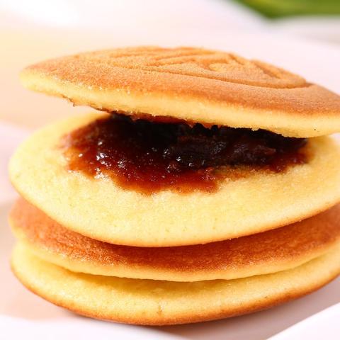 【回头客铜锣烧520g】红豆味儿童早餐零食小面包干蛋糕零食大礼包