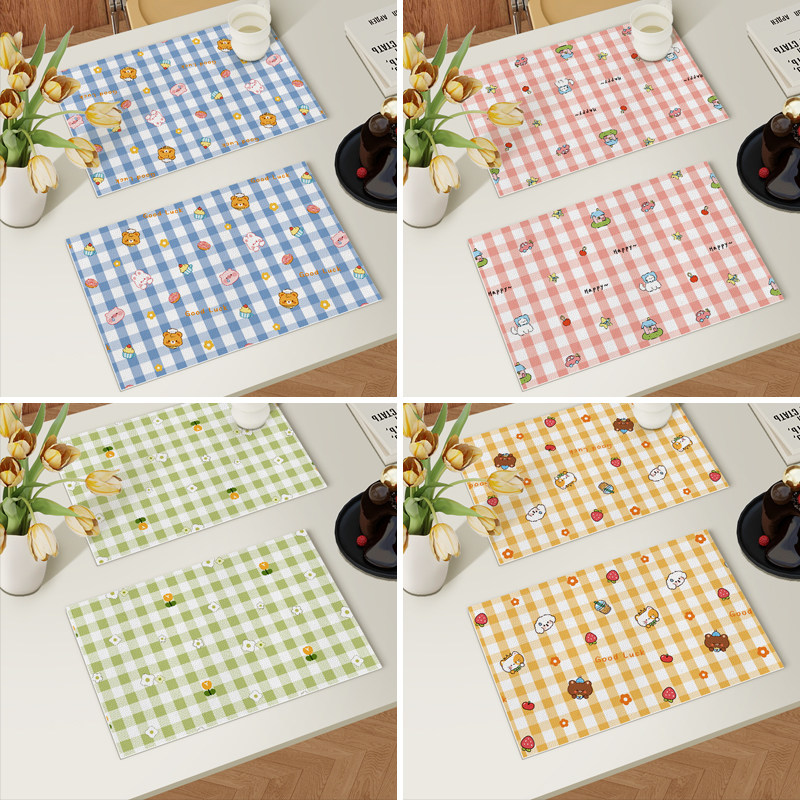 餐垫防水防油奶油风西餐垫桌面防烫隔热耐高温餐盘碗筷垫台面杯垫,淘宝优惠券,粉丝福利购,淘宝优惠卷