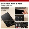 White stainless steel punch-free magnetic hole board rack