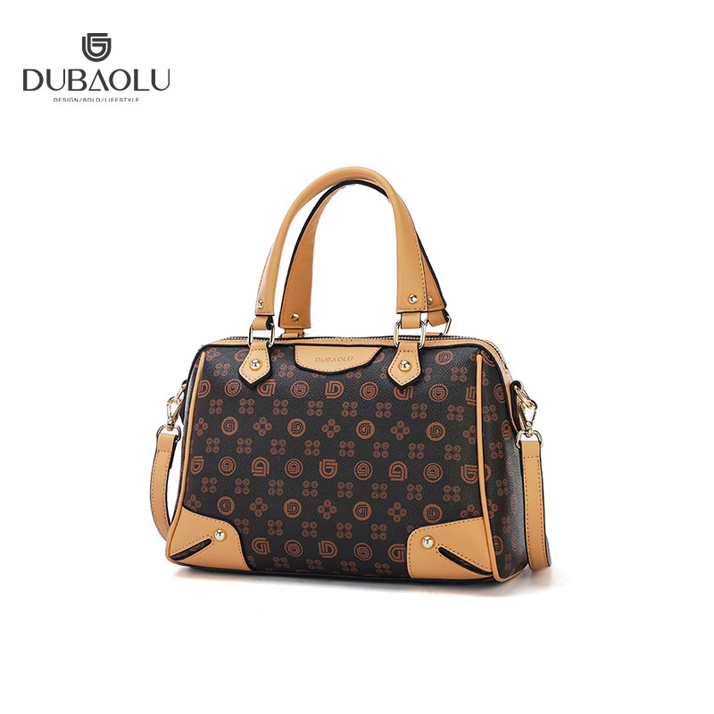 dubaolu /都宝路手提老花波士顿包 dubaolu锋宁女士包袋