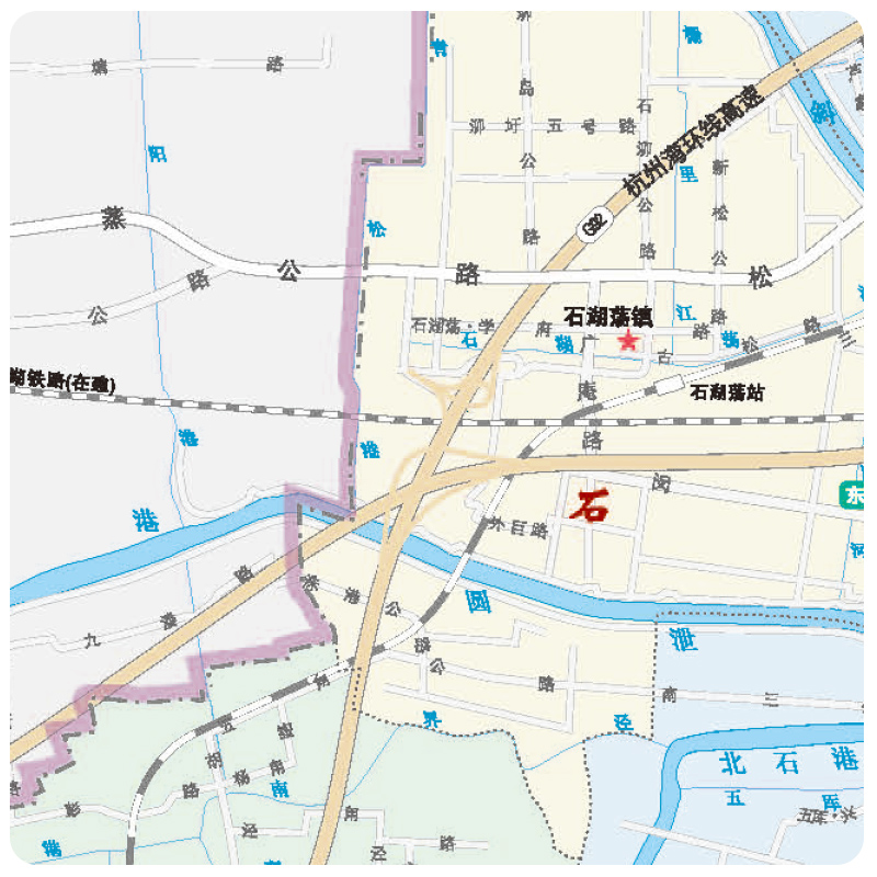 【上海直发】上海市松江区地图2024 上海分区交通旅游便民出行指南 地铁站景点学校医院商厦图书馆分布情况 中华地图学社 - 图1