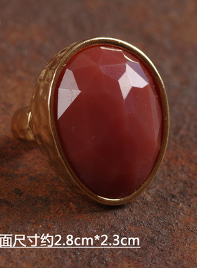 欧美老货夸张中古着女戒指环