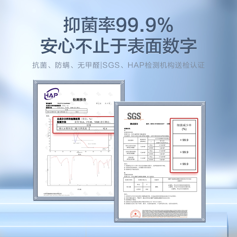 可孚乳胶枕头颈椎病专用家用睡觉护颈医疗枕头牵引器防落枕按摩器