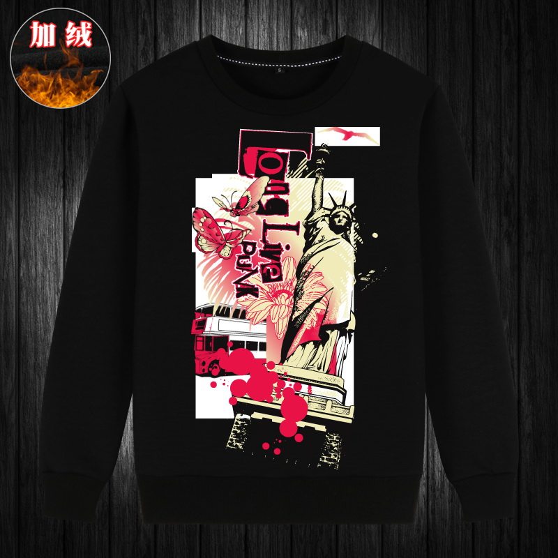 人鹰雷神之锤十字架枪欧美扑克牌 世纪迪勒卫衣