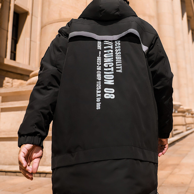 伟臣潮牌大码男装羽绒服男胖子宽松 伟臣男装羽绒服