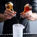 Золотисто -винный скелет 50 мл горькая бутылка горькая бутылка популярная бутылка вина горькая бутылка