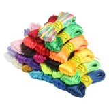 Плетеный браслет из красной нити, материал ручной работы, ремешок, плетеное кольцо, ожерелье