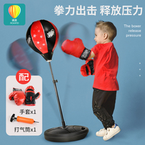 Children Boxing Toys sets Baby big number No tumbler boys Home Sharbags Vertical Puzzle Exercise Boxing Target