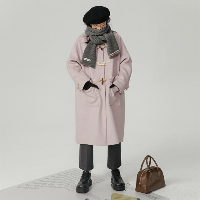 Egg tart home mid-length horn buckle omont