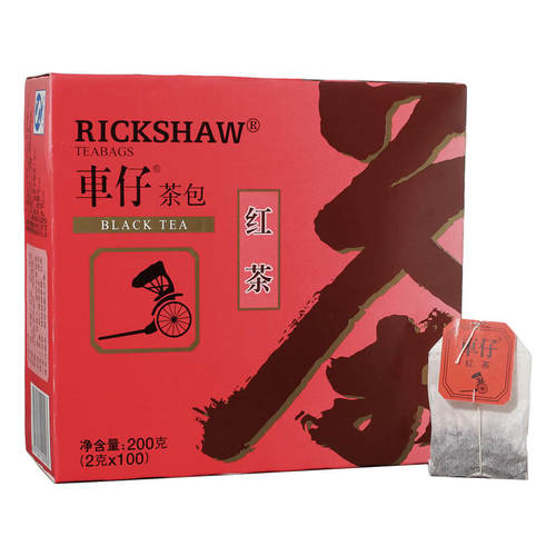 立顿车仔茶包红茶 绿茶 茉莉花茶袋泡茶组合奶茶专用100包*3 包邮 - 图3