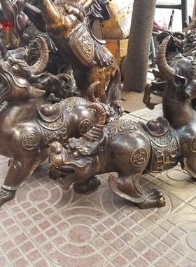 纯铜镇宅貔貅招财风水定做工艺品