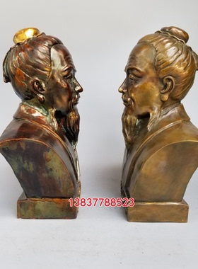 黄铜医圣张仲景诊所摆件半身像