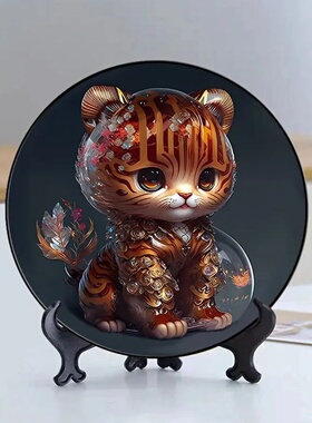 十二生肖摆件中式客厅书房儿童房装饰生肖守护者桌面立体创意摆件