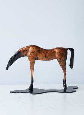 中式复古青铜器四方鼎算盘工艺品