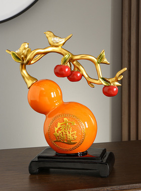 中式马年文创布置摆件招财鹿福禄