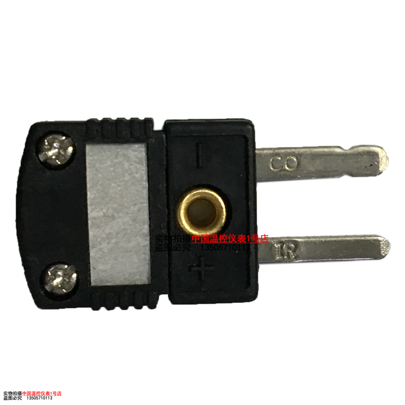 进口J型热电偶插头插座测温线插头温度表配套K型感温线感温探头 - 图1