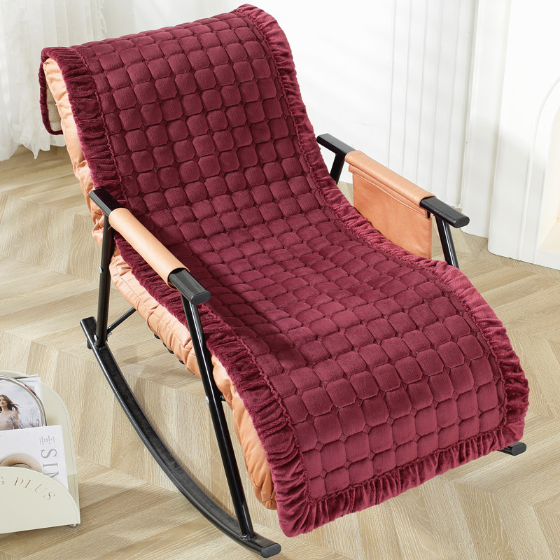 冬季毛绒摇摇椅躺椅坐垫靠背一体午睡午休垫子椅子单人椅垫沙发套,淘宝优惠券,粉丝福利购,淘宝优惠卷