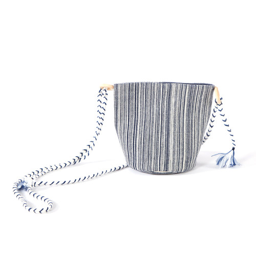 阳春小镇桌边收纳袋居家储物盒帆布布艺可水洗小号客厅茶几收纳筐 - 图3