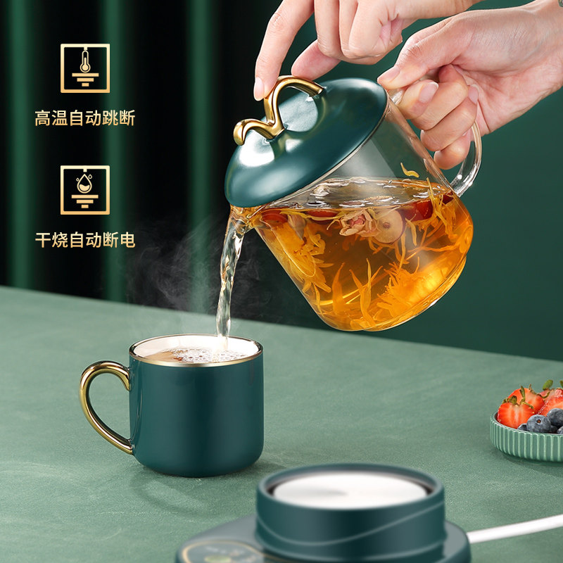 迷你办公室小型mini家用玻璃养生壶 艾苏恩电器养生壶/煎药壶